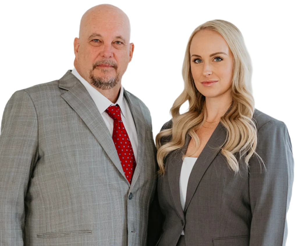 Hansen & Harmon Injury Law managing partners Kevin and Amanda
