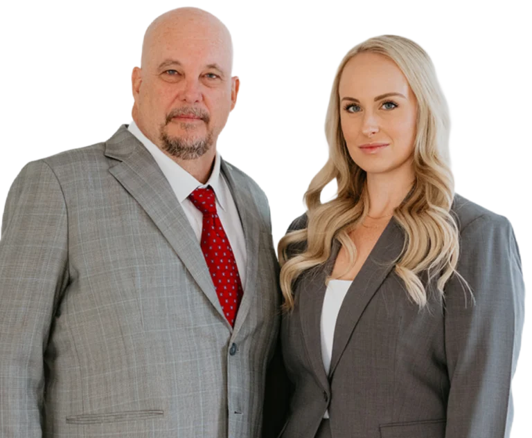 Hansen & Harmon Injury Law managing partners Kevin and Amanda