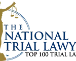Image of the prestigious National Trial Lawyers Top 100 Trial Lawyers award, recognizing Kevin R. Hansen as one of the top trial lawyers in the nation
