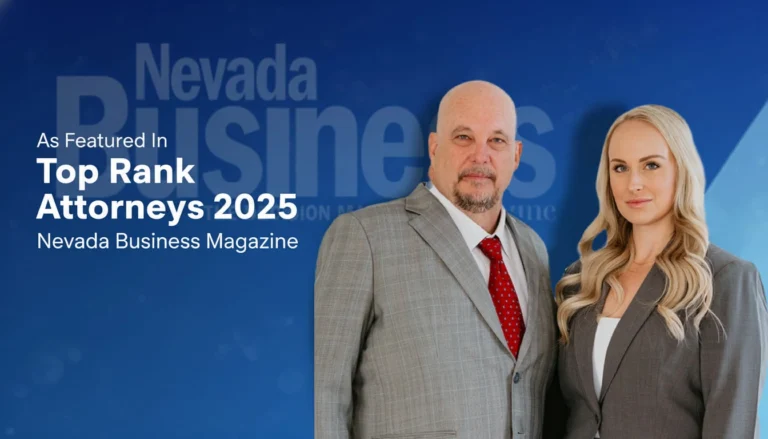 Ranked Top Nevada Attorneys by Nevada Business Magazine